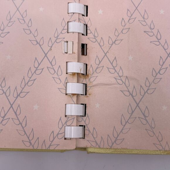 Vintage 1955 Baby Book Babys First Seven Years Record Blank Retro Yellow Cover - Picture 10 of 12